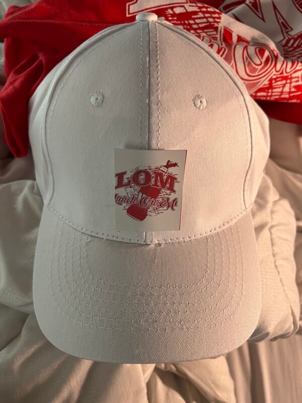 Lunch On Me unisex cap; one-size-fits-all; Velcro backing
