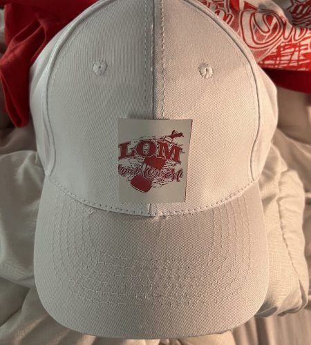 Lunch On Me unisex cap; one-size-fits-all; Velcro backing